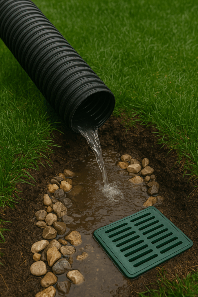 Installing Drains to Prevent Water Damage
