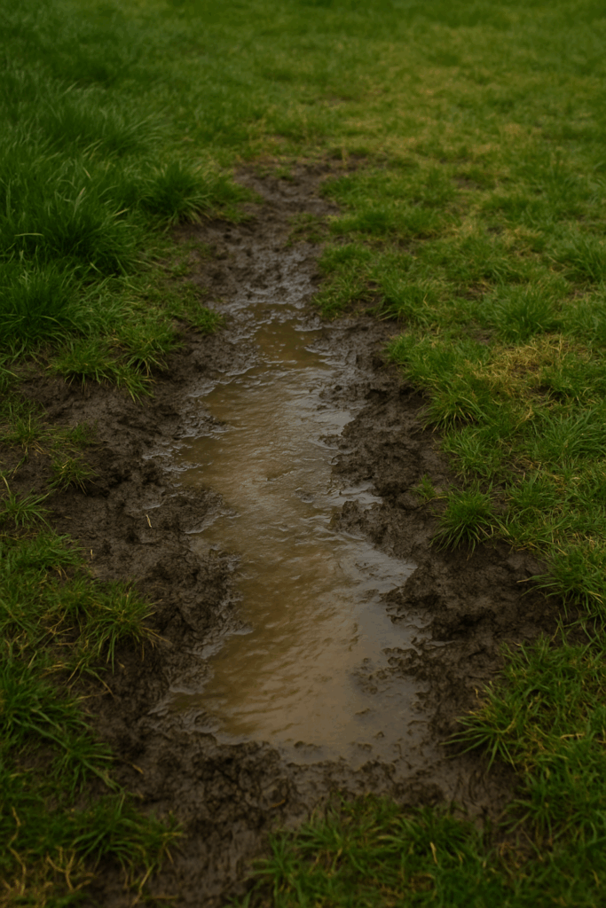Damage from Neglected Drainage