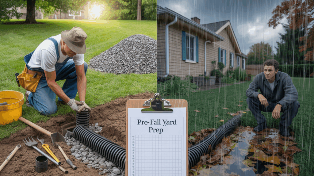 Drainage Issues Before Autumn