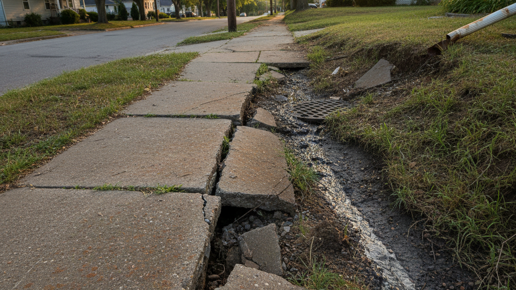 prevent yard flooding