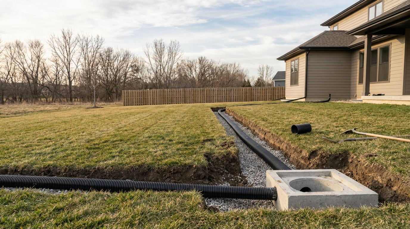 How to Prevent Spring Flooding in Indiana Yards: 5-Step Drainage ...