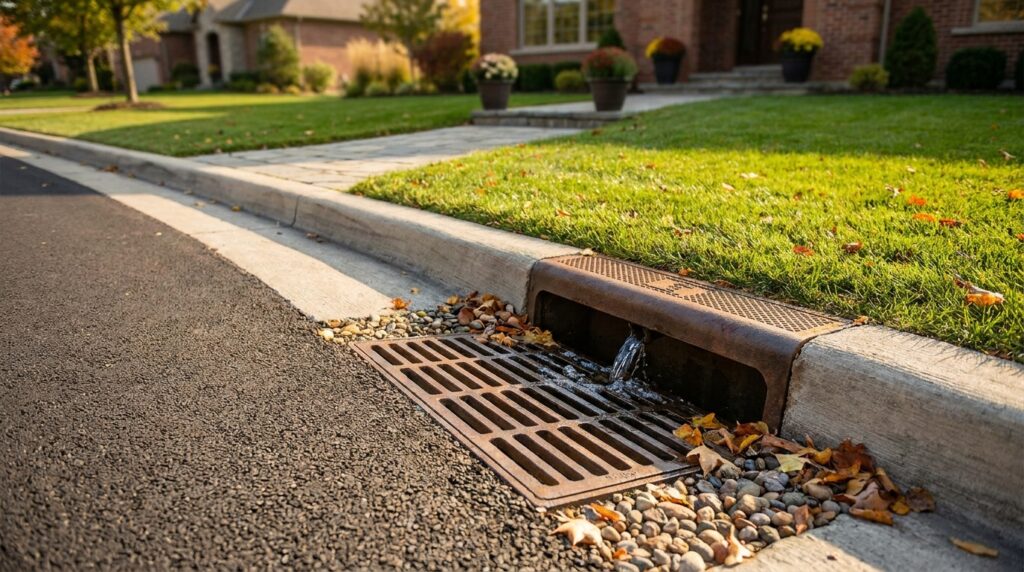 Professional illustration of What Is a Catch Basin and When Does Your Property Need One?